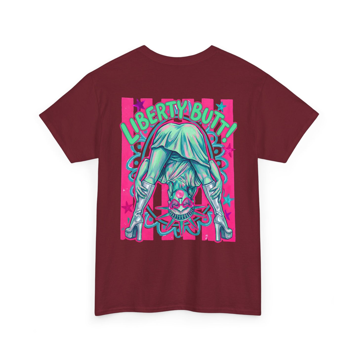 Lady Liberty Guess What? Cotton Tee