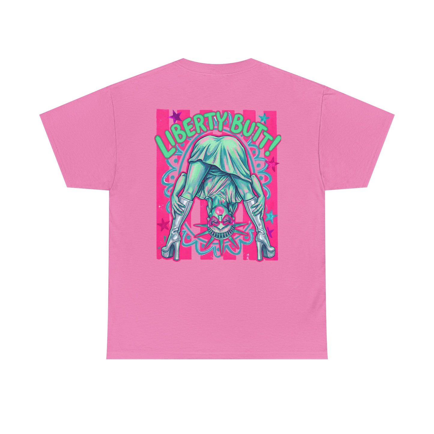 Lady Liberty Guess What? Cotton Tee