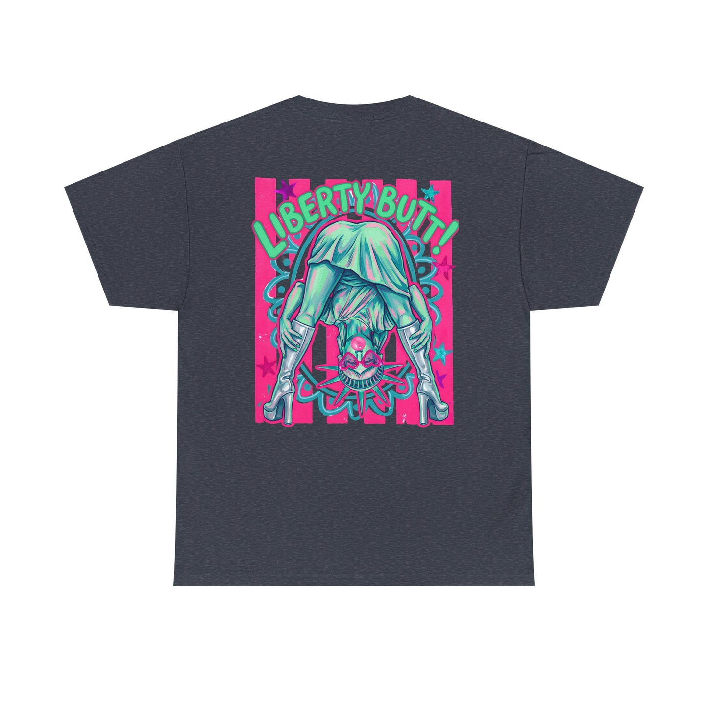 Lady Liberty Guess What? Cotton Tee