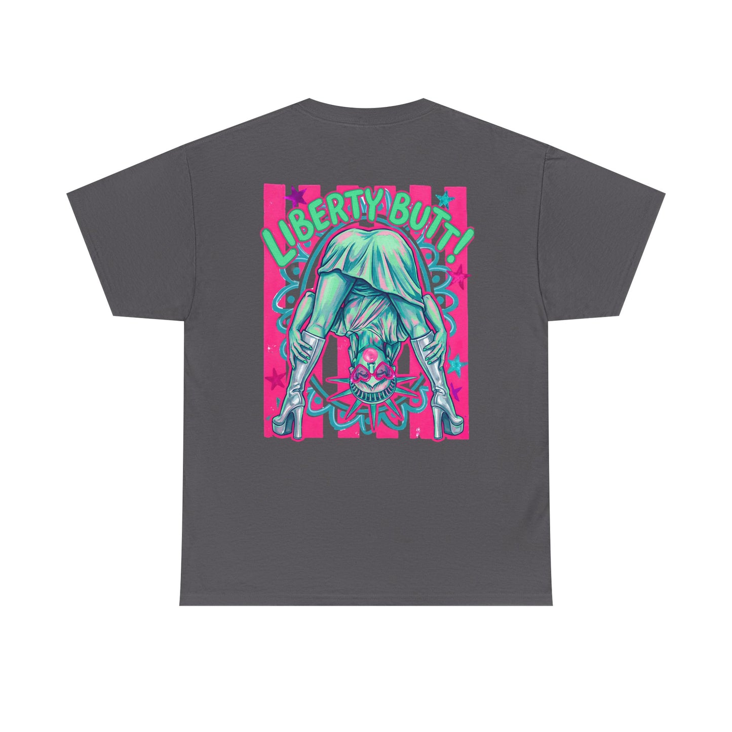Lady Liberty Guess What? Cotton Tee
