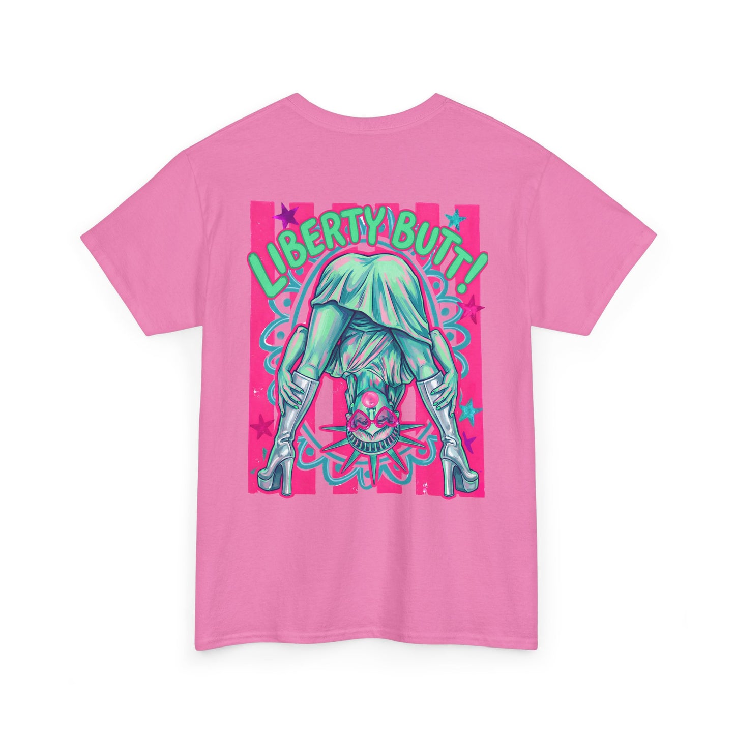 Lady Liberty Guess What? Cotton Tee