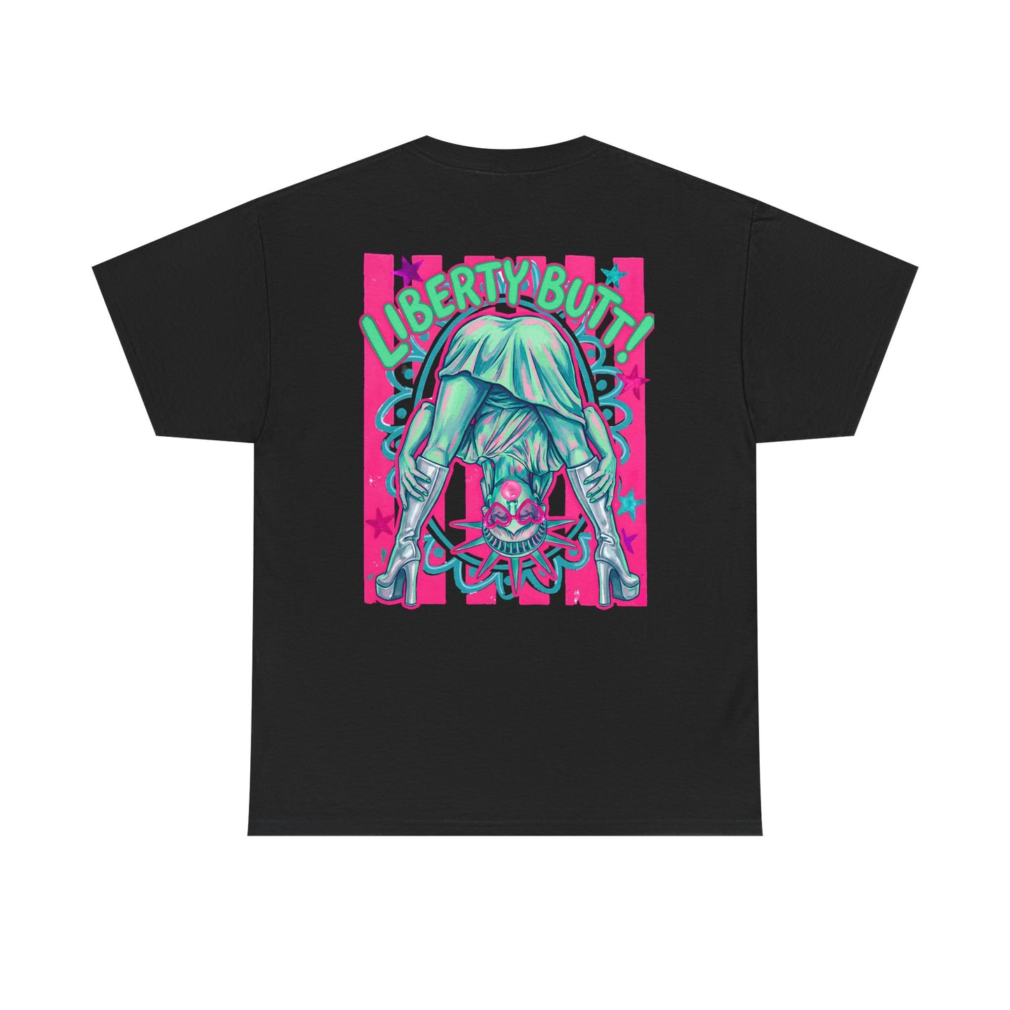 Lady Liberty Guess What? Cotton Tee