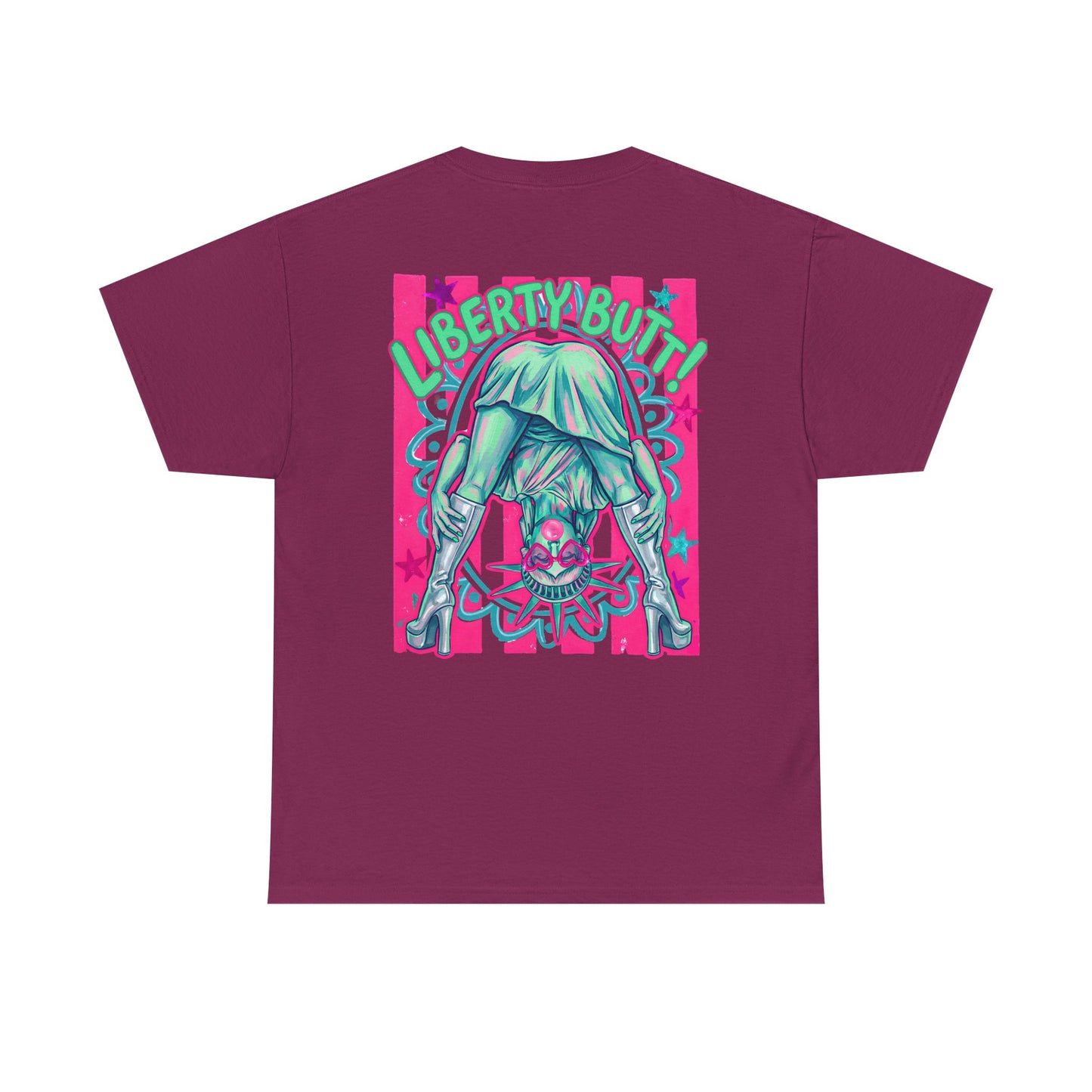 Lady Liberty Guess What? Cotton Tee