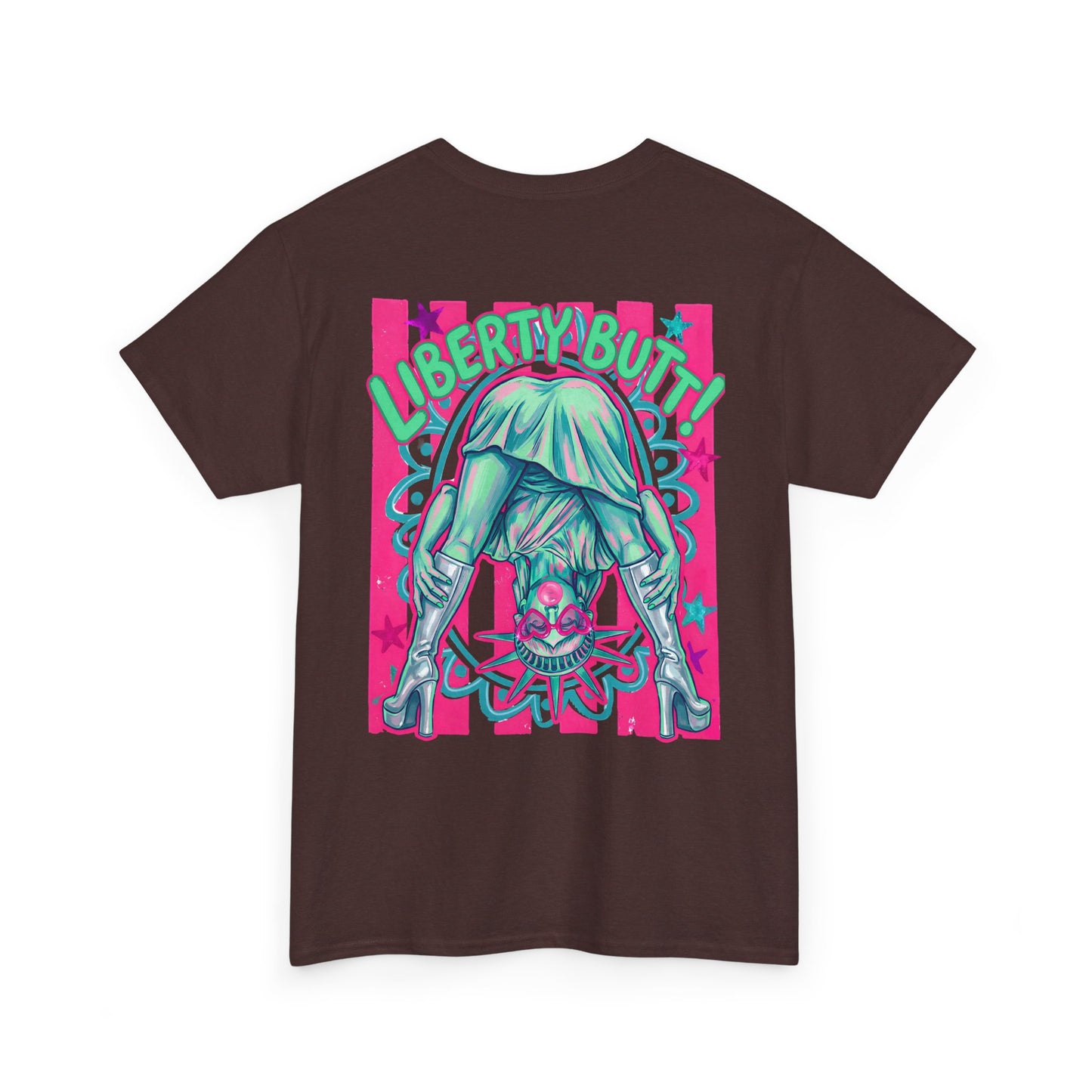 Lady Liberty Guess What? Cotton Tee