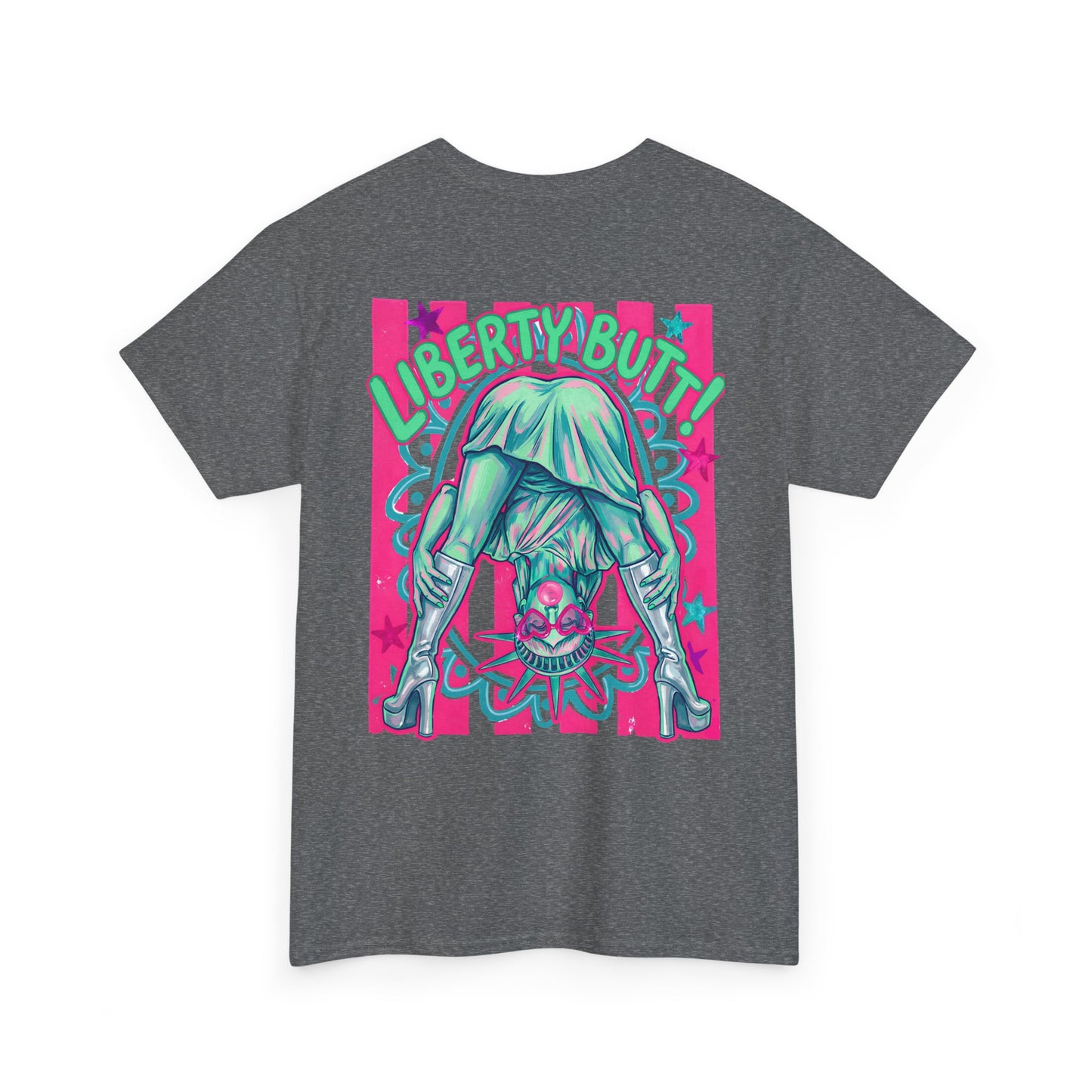 Lady Liberty Guess What? Cotton Tee