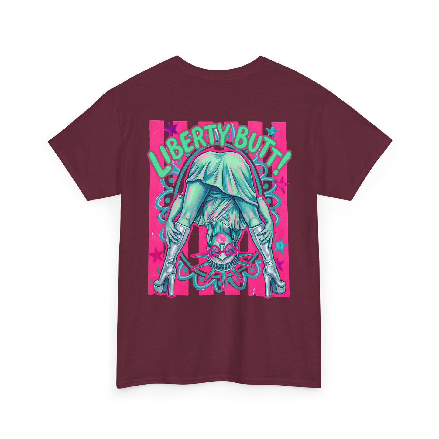 Lady Liberty Guess What? Cotton Tee