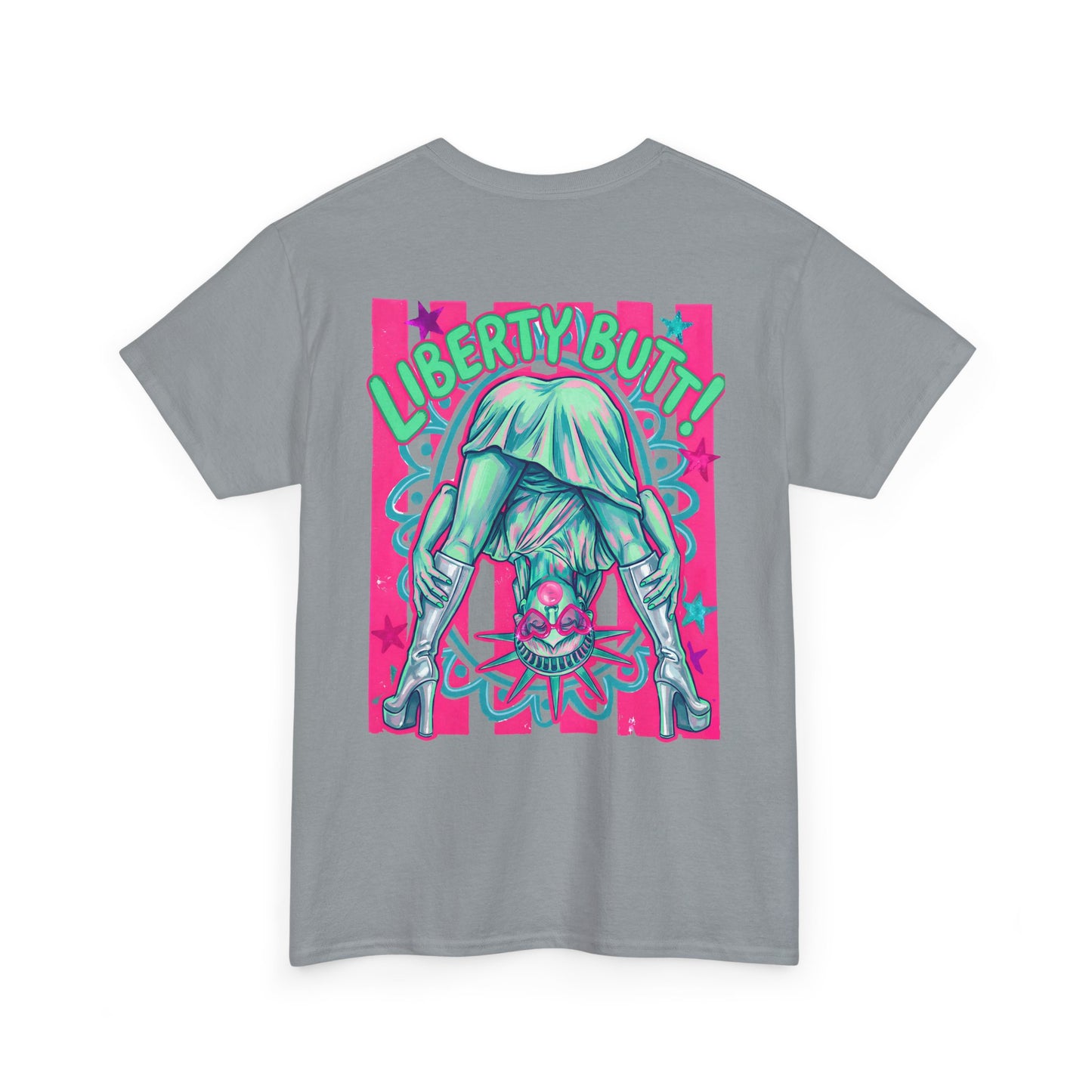 Lady Liberty Guess What? Cotton Tee