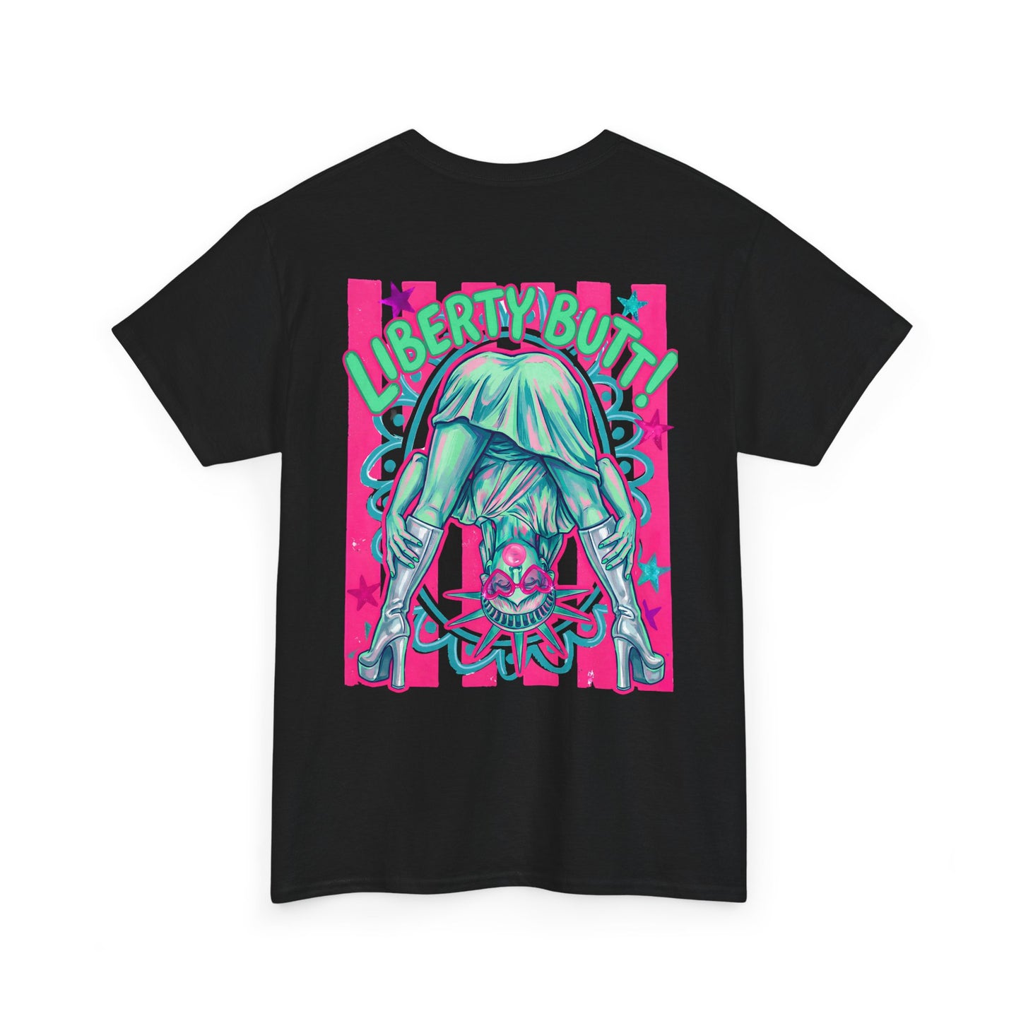 Lady Liberty Guess What? Cotton Tee
