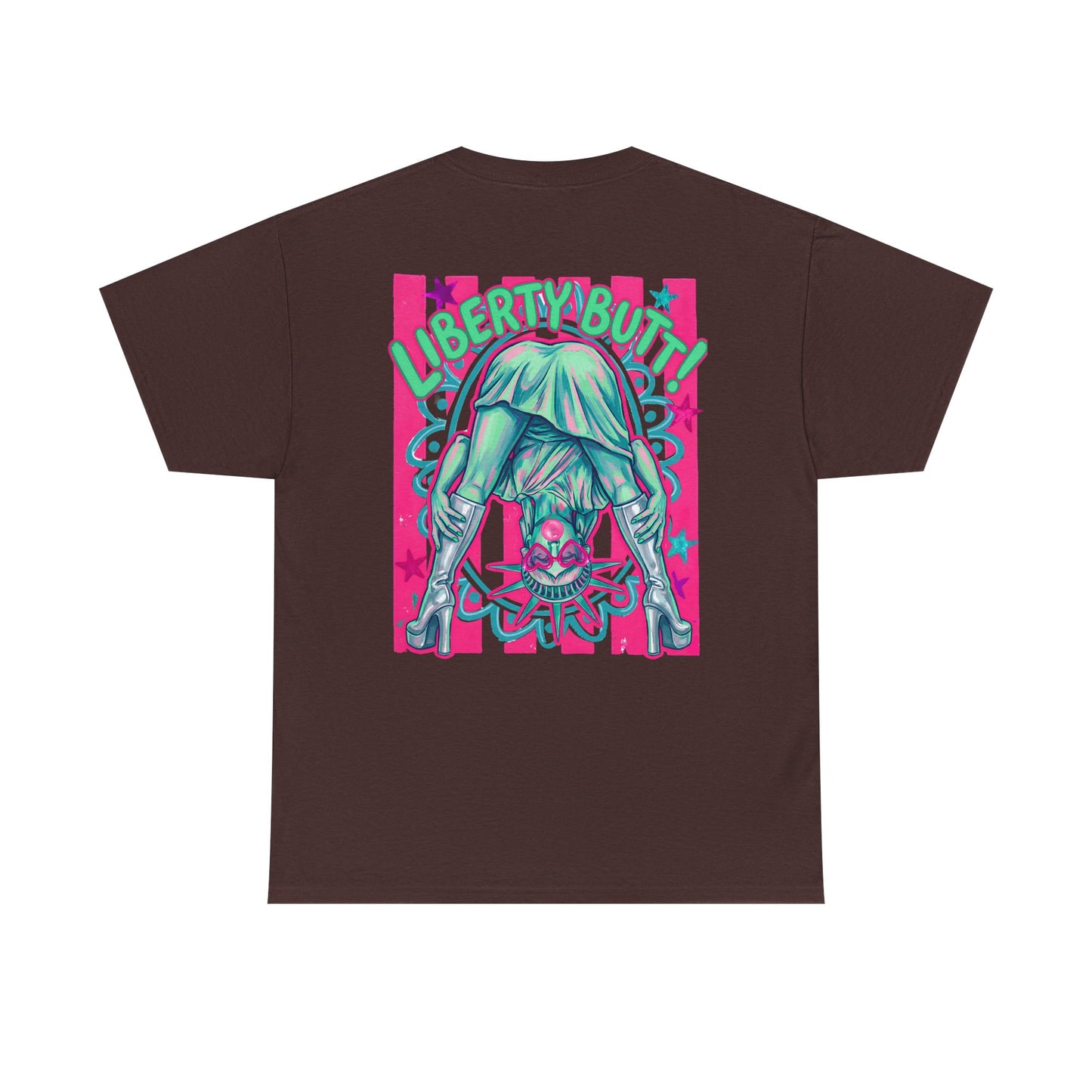 Lady Liberty Guess What? Cotton Tee