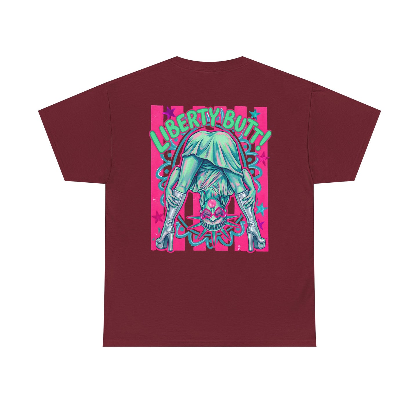 Lady Liberty Guess What? Cotton Tee