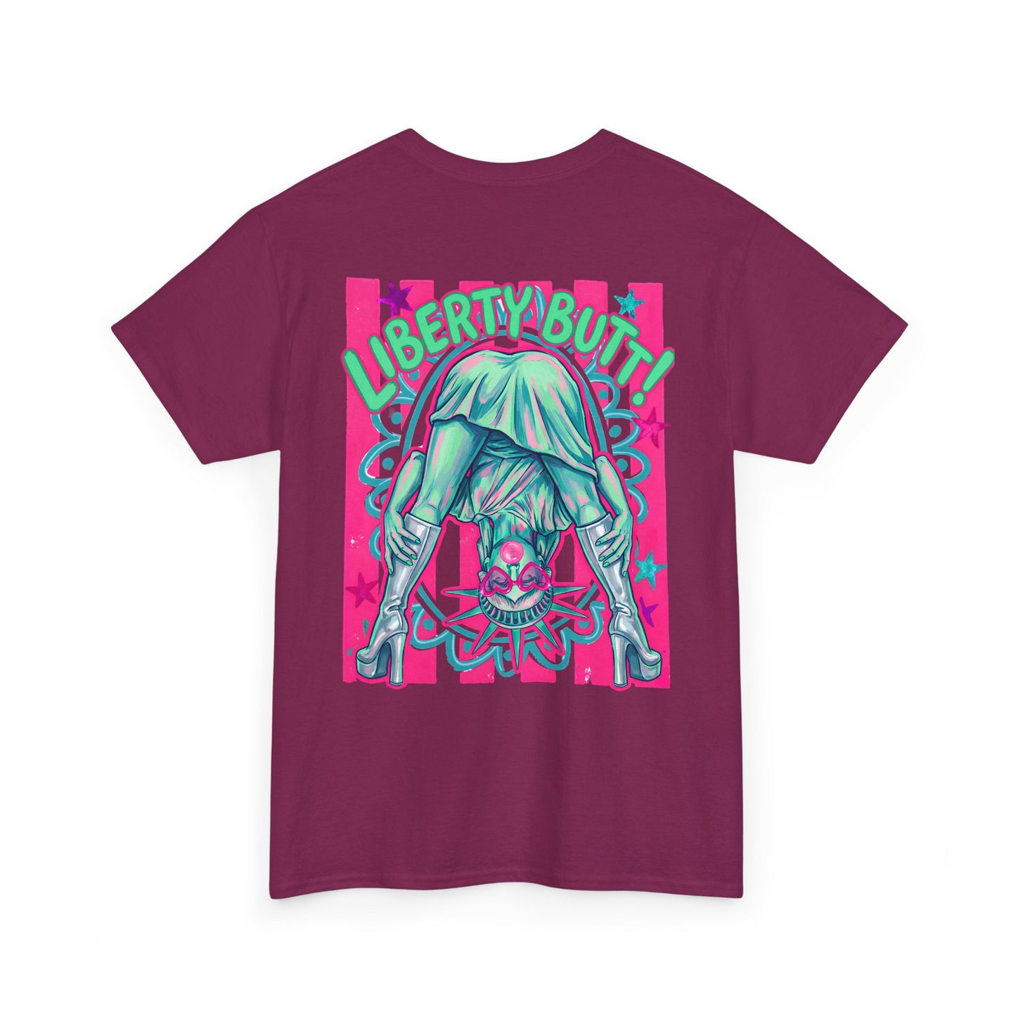 Lady Liberty Guess What? Cotton Tee