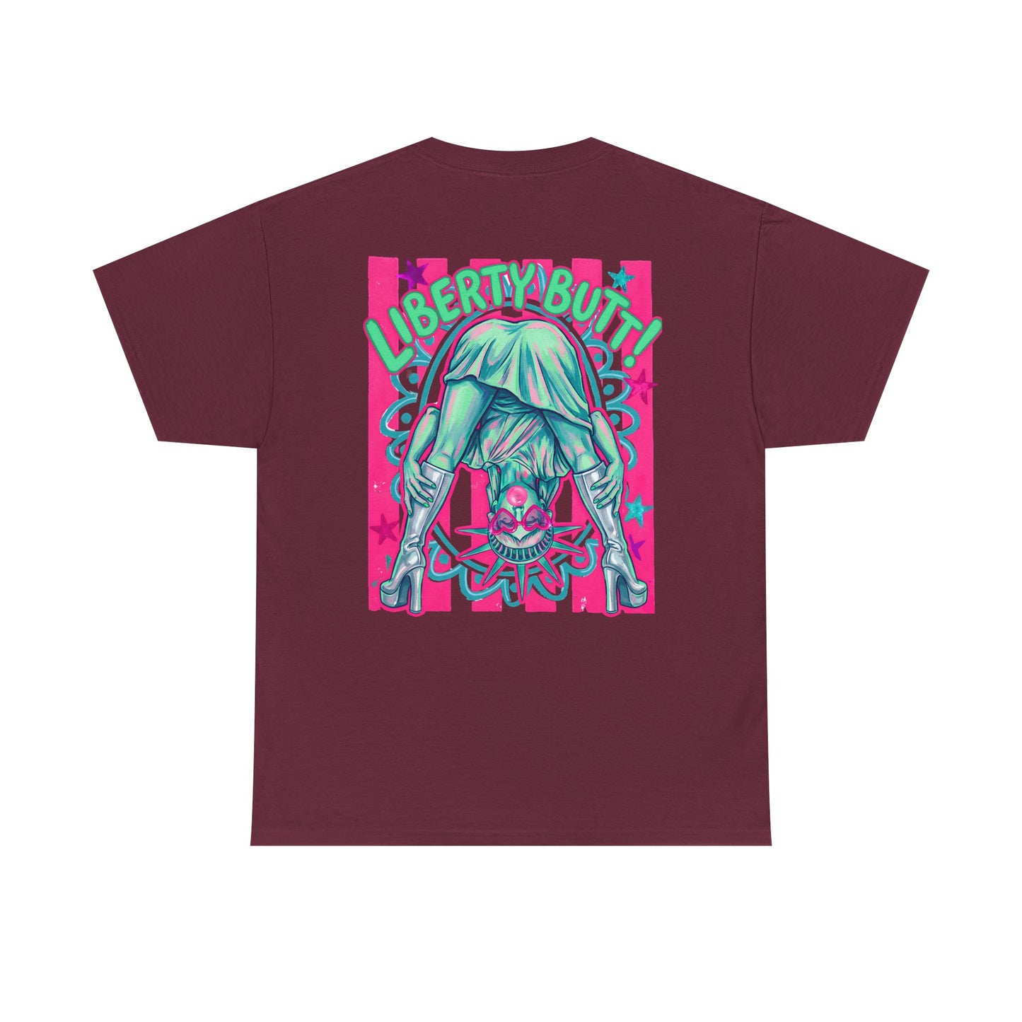 Lady Liberty Guess What? Cotton Tee