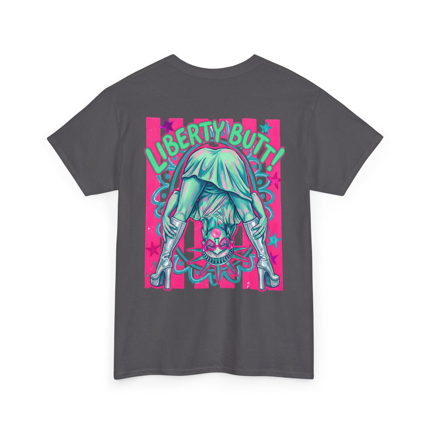 Lady Liberty Guess What? Cotton Tee