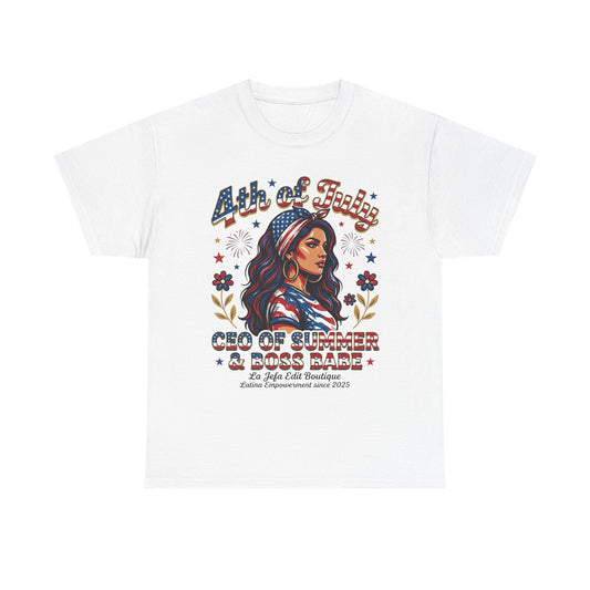 4th of July "CEO of Summer" Patriotic Tee