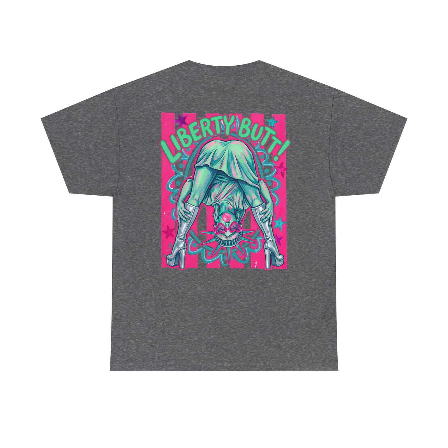 Lady Liberty Guess What? Cotton Tee