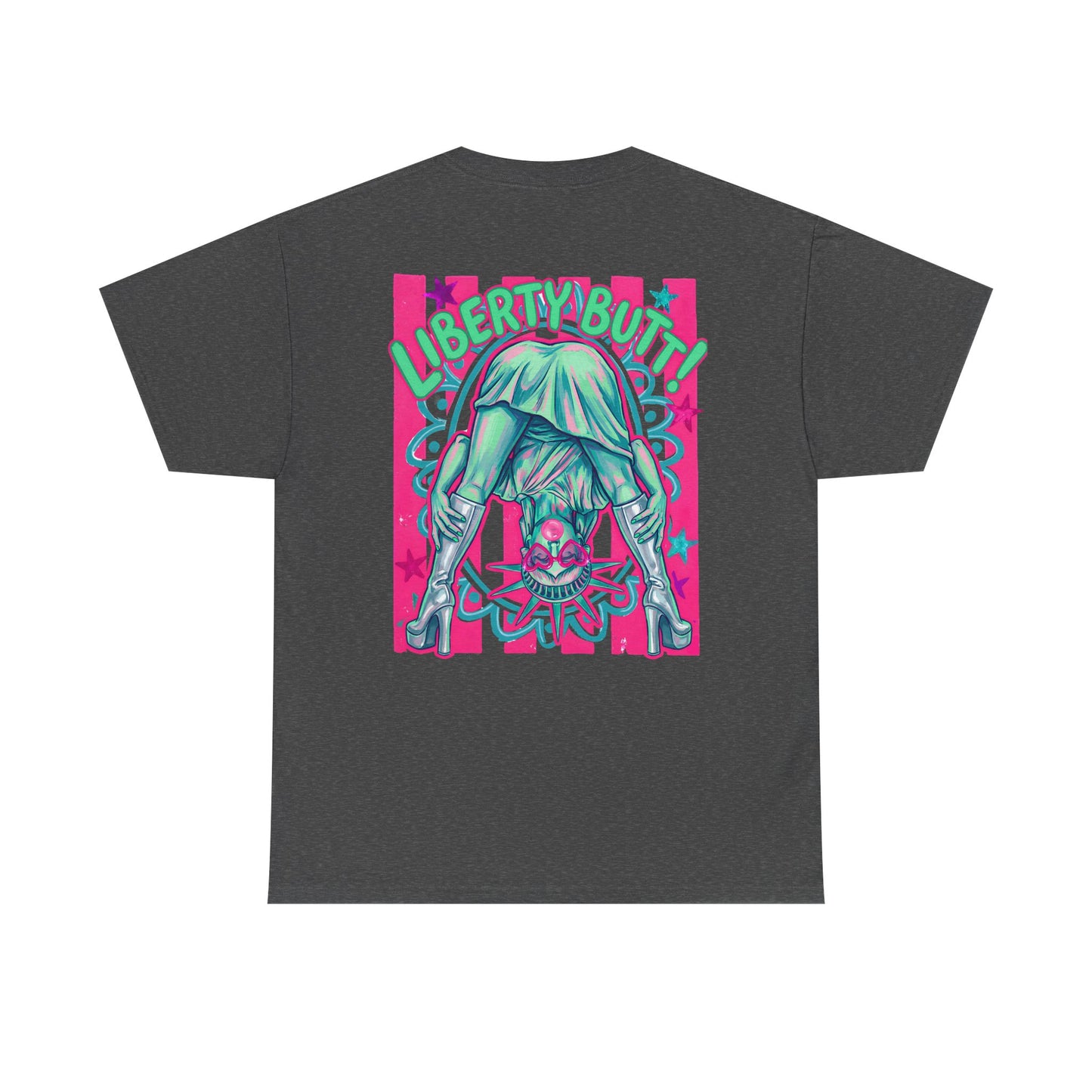 Lady Liberty Guess What? Cotton Tee