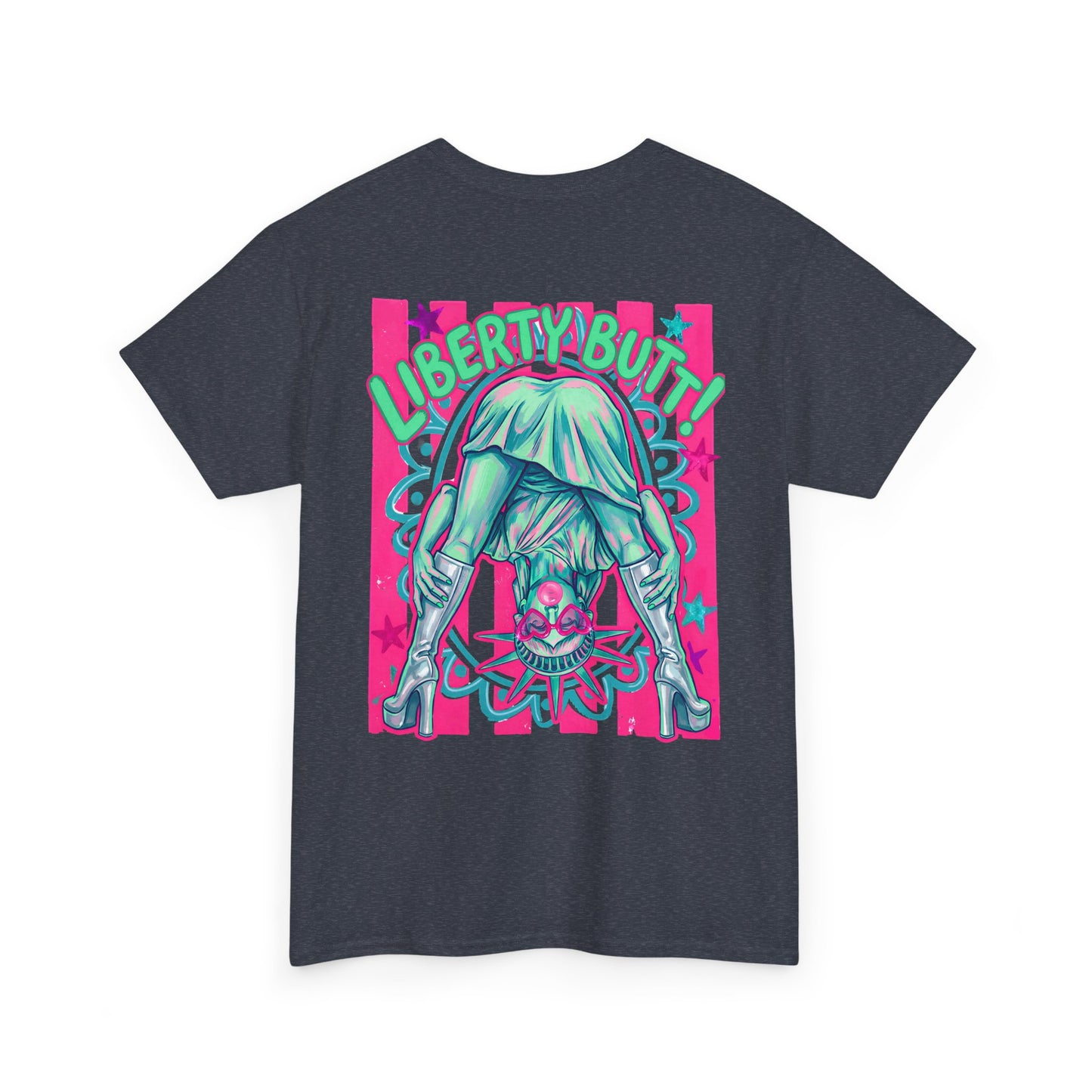 Lady Liberty Guess What? Cotton Tee