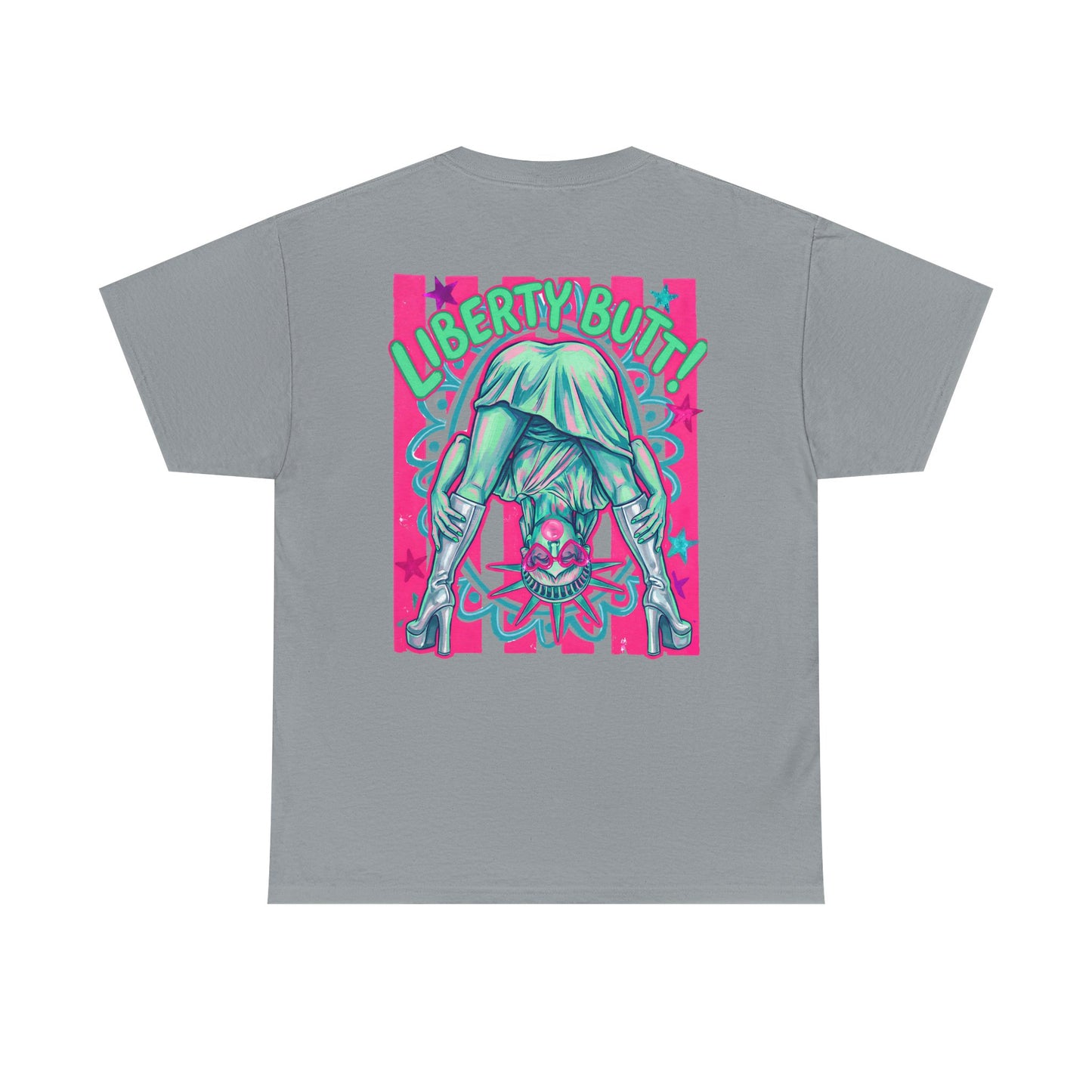 Lady Liberty Guess What? Cotton Tee