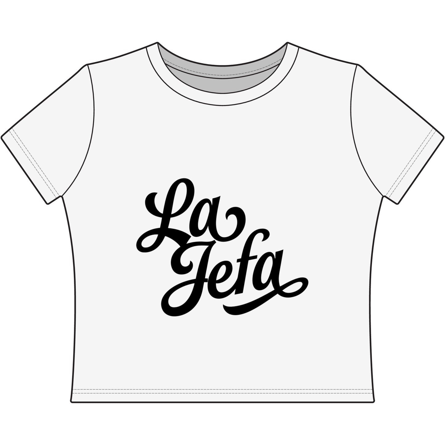 La Jefa Crop Tee