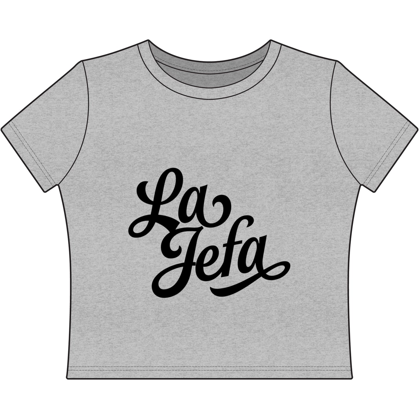 La Jefa Crop Tee